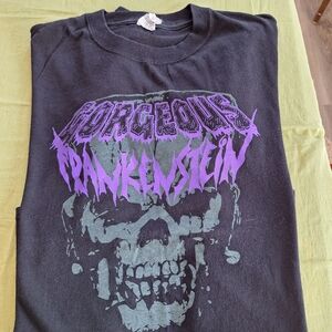 Vintage Doyle, Gorgeous Frankenstein, Screen print on a 2004-2006 Anvil Shirt.